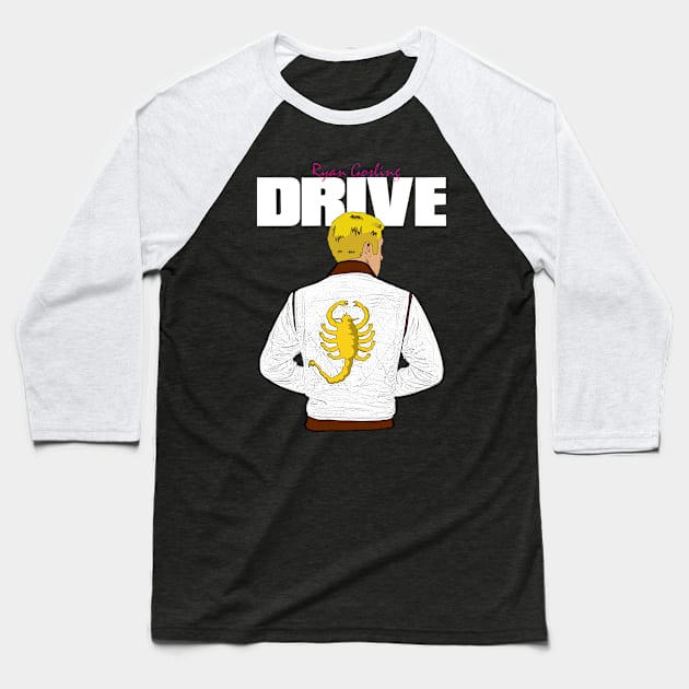 Drive Ryan Gosling Baseball T-Shirt by Melonseta